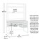 Sauder 23.46 in D X 71.97 in H, 48.03 in W X Engineered wood, Metal 431654 - alternate 6